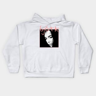 Retro Bjork Fan Art Design Kids Hoodie